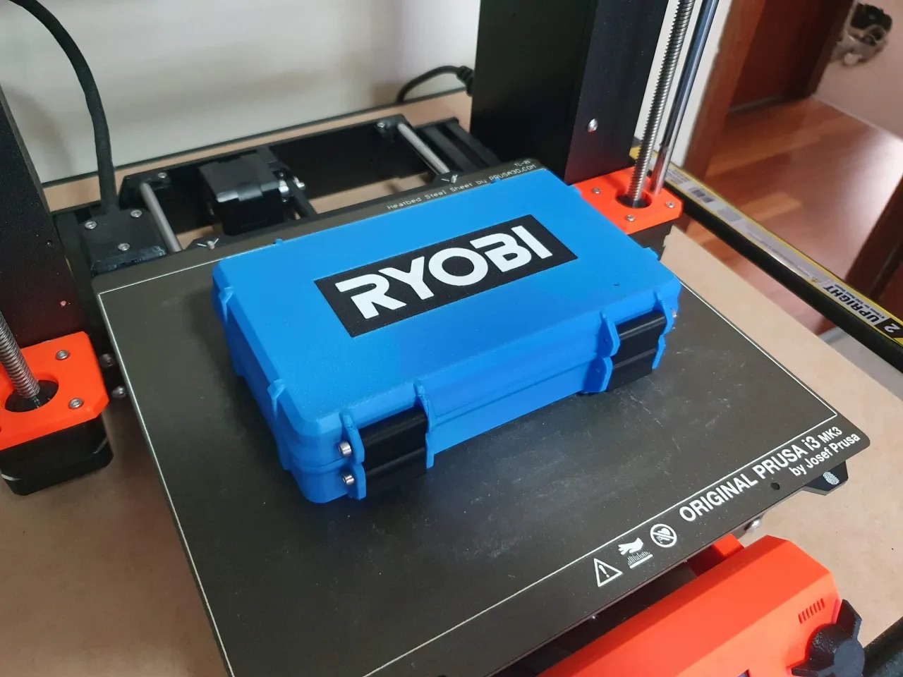 Multicolor 3D printed drill bits box